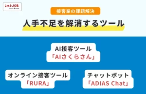 接客業の課題である人手不足を解消するツールの導入