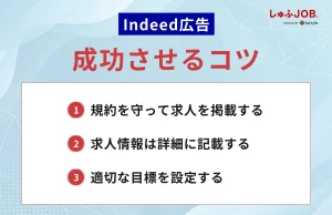 Indeed(インディード)広告の運用を成功させるコツ