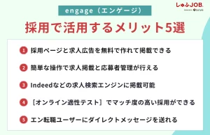 engage（エンゲージ）を採用で活用するメリット5選
