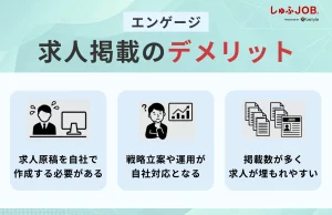 エンゲージで求人掲載をするデメリット