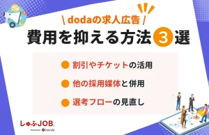 dodaの求人広告で費用を抑える方法