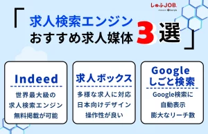 【求人検索エンジン】おすすめ求人媒体3選