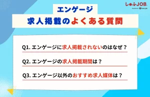 求人掲載に関するよくある質問