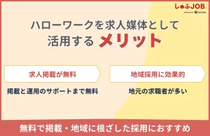 ハローワークを求人媒体として活用するメリット