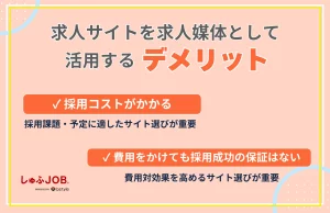求人サイトを求人媒体として活用するデメリット
