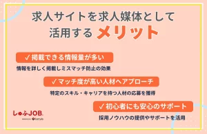求人サイトを求人媒体として活用するメリット